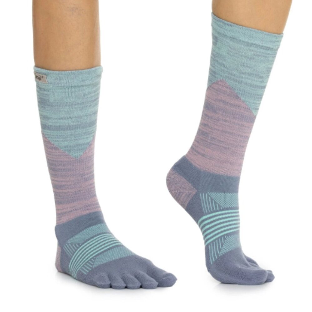 Injinji Trail Midweight Crew Five Toe Socks - Crew (For Women)